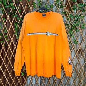 Vintage Y2K gecko Hawaii 1990s flame surf skate LS T-shirt